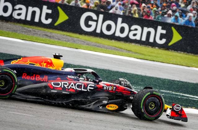 SILVERSTONE - Max Verstappen (Red Bull Racing) in action during the Grand Prix of Great Britain. ANP SANDER KONING xVIxANPxSportx xxANPxIVx 502992136 originalFilename: 502992136.jpg