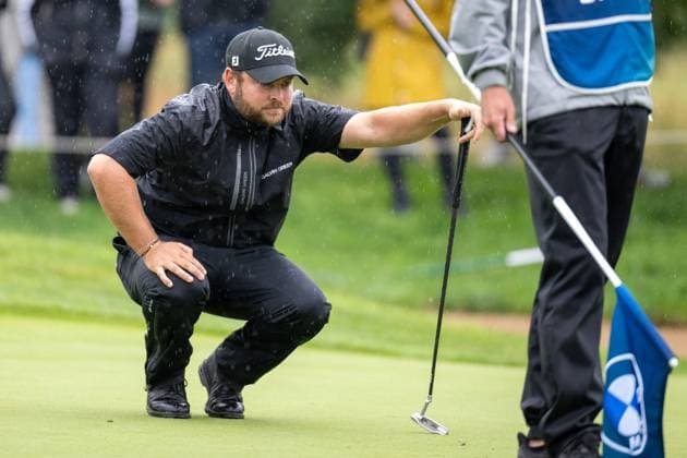 Jordan Smith on the green, BMW International Open 2024, Golf, 07 07 2024 Munich Bavaria Germany Copyright: xkolbert-press UlrichxGamelx