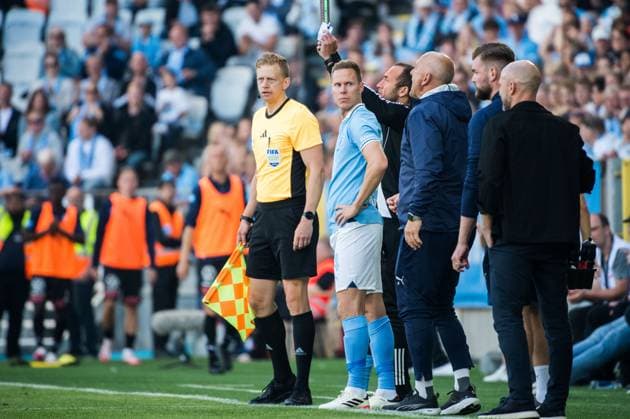 240707 Malmö FFs Niklas Moisander during the Allsvenskan football match between Malmö FF and Halmstad on July 7, 2024 in Malmö  Copyright: CHRISTIANxÖRNBERG BB240707CO057