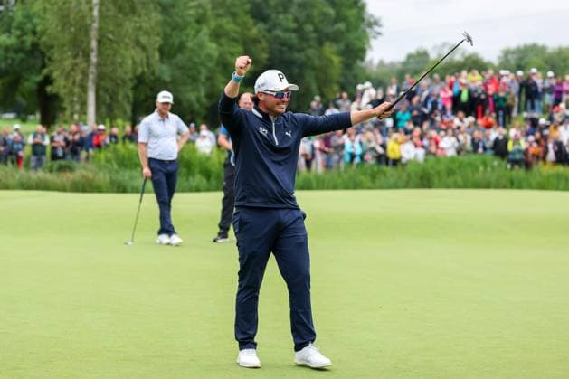 Winner of the 35 BMW International Open, Ewen Ferguson SCO putting, BMW International Open 2024, Golf, DP World Tour, Men, Final, 07 07 2024 Moosinning Bavaria Germany Copyright: xkolbert-press ChristianxKolbertx