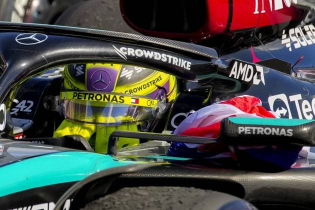 SILVERSTONE - Lewis Hamilton (Mercedes) wins the Grand Prix of Great Britain at the Silverstone Circuit. ANP SANDER KONING xVIxANPxSportx xxANPxIVx 502994950 originalFilename: 502994950.jpg