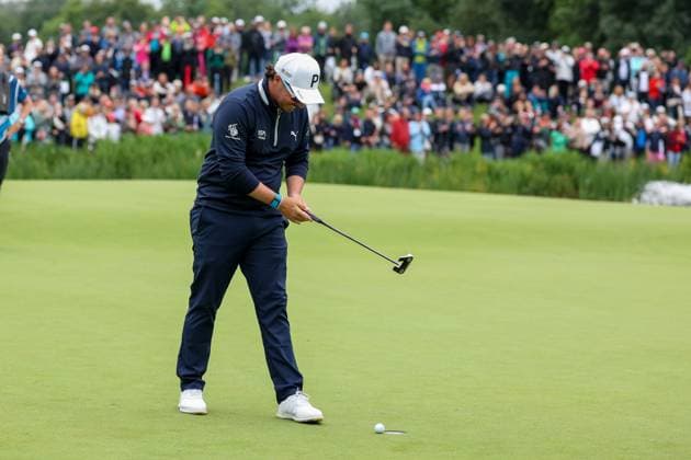 Putt to victory, winner of the 35 BMW International Open, Ewen Ferguson SCO putting, BMW International Open 2024, Golf, DP World Tour, Men, Final, 07 07 2024 Moosinning Bavaria Germany Copyright: xkolbert-press ChristianxKolbertx