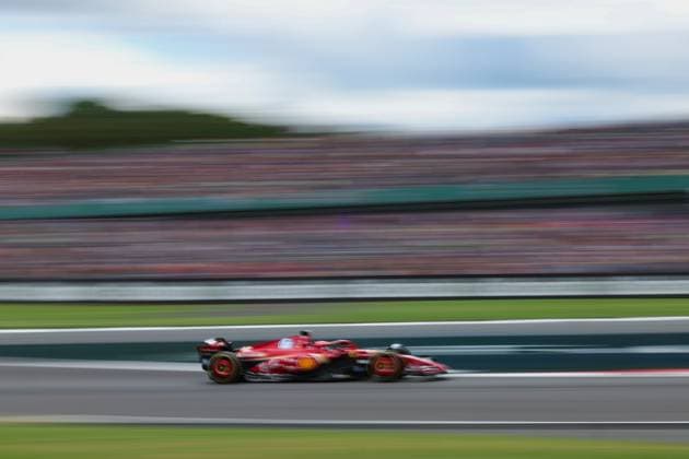 16 Charles Leclerc MCO, Scuderia Ferrari HP , F1 Grand Prix of Great Britain at Silverstone Circuit on July 7, 2024 in Silverstone, Great Britain Photo by HOCH ZWEI Silverstone Great Britain