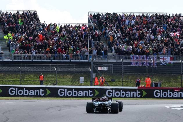 44 Lewis Hamilton GBR, Mercedes AMG Petronas F1 Team , F1 Grand Prix of Great Britain at Silverstone Circuit on July 7, 2024 in Silverstone, Great Britain Photo by HOCH ZWEI Silverstone Great Britain