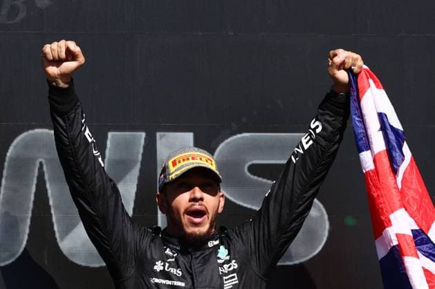 F1 British Grand Prix 2024 Lewis Hamilton of Mercedes after the Formula 1 British Grand Prix at Silverstone Circuit in Northampton, Great Britain on July 7, 2024. London United Kingdom  Copyright: xJakubxPorzyckix originalFilename:porzycki-f1britis240707_npMib.jpg