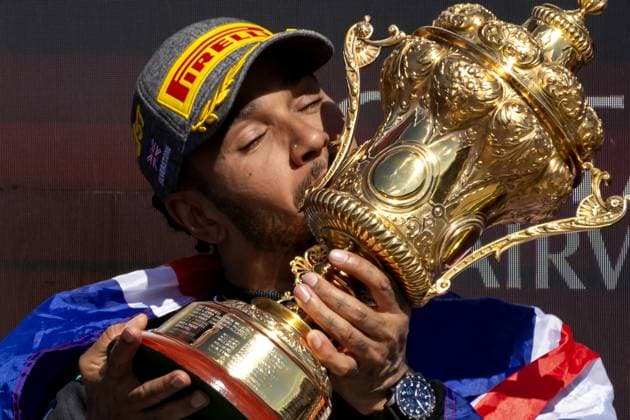 SILVERSTONE - Lewis Hamilton (Mercedes) wins the Grand Prix of Great Britain at the Silverstone Circuit. ANP SANDER KONING xVIxANPxSportx xxANPxIVx 502996151 originalFilename: 502996151.jpg