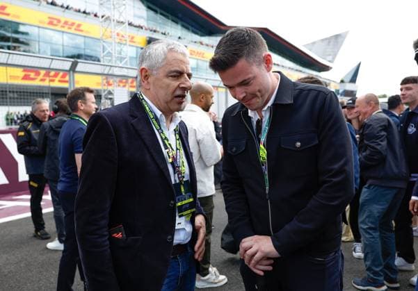 Rowan Atkinson, F1 Grand Prix of Great Britain at Silverstone Circuit on July 7, 2024 in Silverstone, Great Britain Photo by HOCH ZWEI Silverstone Great Britain