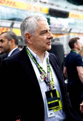 Rowan Atkinson, F1 Grand Prix of Great Britain at Silverstone Circuit on July 7, 2024 in Silverstone, Great Britain Photo by HOCH ZWEI Silverstone Great Britain
