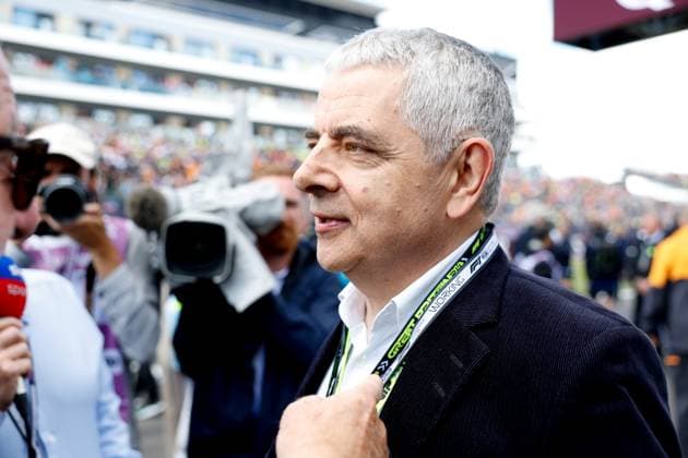 Rowan Atkinson, F1 Grand Prix of Great Britain at Silverstone Circuit on July 7, 2024 in Silverstone, Great Britain Photo by HOCH ZWEI Silverstone Great Britain