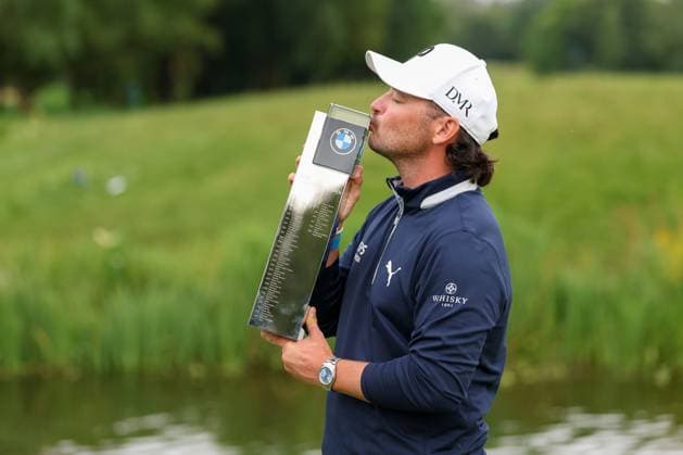 Winner of the 35 BMW International Open, Ewen Ferguson SCO putting, BMW International Open 2024, Golf, DP World Tour, Men, Final, 07 07 2024 Moosinning Bavaria Germany Copyright: xkolbert-press ChristianxKolbertx