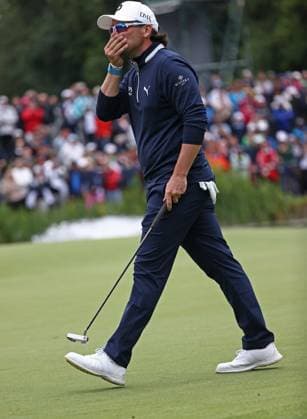 GOLF - BMW International Open 2024 MUNICH,GERMANY,07.JUL.24 - GOLF - DP World Tour, BMW International Open, GC Eichenried. Image shows the rejoicing of Ewen Ferguson (SCO).  GEPAxpictures xThomasxBachun