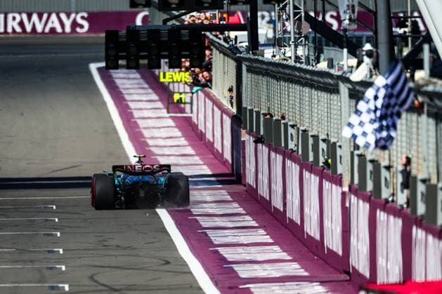 44 Lewis Hamilton GBR, Mercedes AMG Petronas F1 Team , F1 Grand Prix of Great Britain at Silverstone Circuit on July 7, 2024 in Silverstone, Great Britain Photo by HOCH ZWEI Silverstone Great Britain