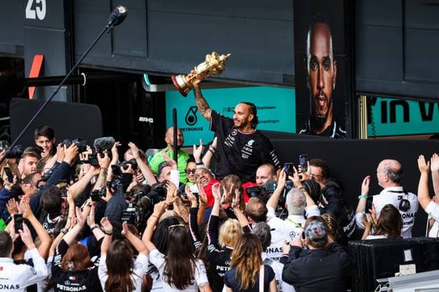 44 Lewis Hamilton GBR, Mercedes AMG Petronas F1 Team , F1 Grand Prix of Great Britain at Silverstone Circuit on July 7, 2024 in Silverstone, Great Britain Photo by HOCH ZWEI Silverstone Great Britain