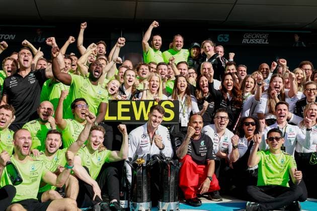 44 Lewis Hamilton GBR, Mercedes AMG Petronas F1 Team , Peter Bonnington GBR, Mercedes AMG Petronas F1 Team , F1 Grand Prix of Great Britain at Silverstone Circuit on July 7, 2024 in Silverstone, Great Britain Photo by HOCH ZWEI Silverstone Great Britain
