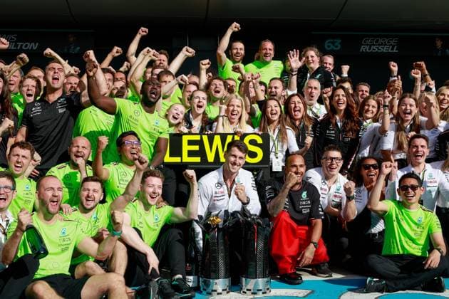 44 Lewis Hamilton GBR, Mercedes AMG Petronas F1 Team , Peter Bonnington GBR, Mercedes AMG Petronas F1 Team , F1 Grand Prix of Great Britain at Silverstone Circuit on July 7, 2024 in Silverstone, Great Britain Photo by HOCH ZWEI Silverstone Great Britain