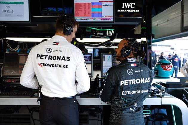 44 Lewis Hamilton GBR, Mercedes AMG Petronas F1 Team , F1 Grand Prix of Great Britain at Silverstone Circuit on July 7, 2024 in Silverstone, Great Britain Photo by HOCH ZWEI Silverstone Great Britain