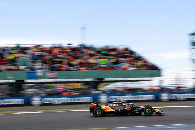 4 Lando Norris GBR, McLaren Formula 1 Team , F1 Grand Prix of Great Britain at Silverstone Circuit on July 7, 2024 in Silverstone, Great Britain Photo by HOCH ZWEI Silverstone Great Britain