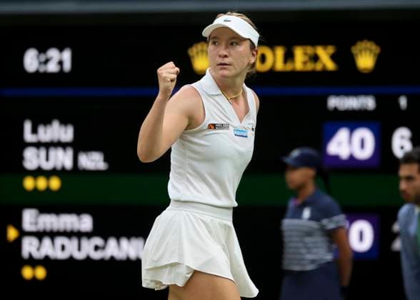 Lulu Sun NZL Tennis Wimbledon 2024 Grand Slam ITF ATP WTA AELTC London Great Britain 7 July 2024 Copyright: xJuergenxHasenkopfx