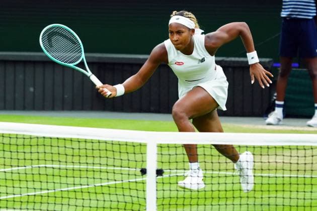 Coco Gauff during her fourth round match Wimbledon Tennis Championships, Day 7, The All England Lawn Tennis and Croquet Club, London, UK - 07 Jul 2024  Copyright: xJavierxGarcia Shutterstockx 14575058gs