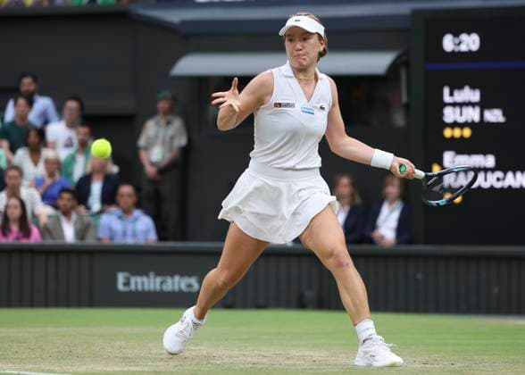 Lulu Sun NZL Tennis Wimbledon 2024 Grand Slam ITF ATP WTA AELTC London Great Britain 7 July 2024 Copyright: xJuergenxHasenkopfx