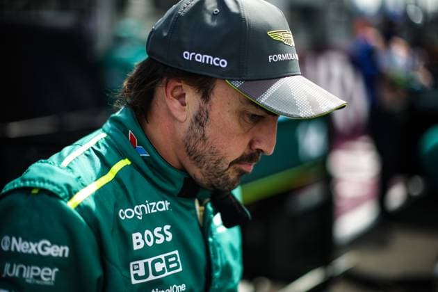14 Fernando Alonso ESP, Aston Martin Aramco F1 Team , F1 Grand Prix of Great Britain at Silverstone Circuit on July 7, 2024 in Silverstone, Great Britain Photo by HOCH ZWEI Silverstone Great Britain