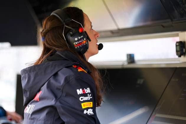 SCHMITZ Hannah, Principal Strategy Engineer of Red Bull Racing, portrait during the Formula 1 Qatar Airways British Grand Prix 2024, 12th round of the 2024 Formula One World Championship, WM, Weltmeisterschaft from July 5 to 7, 2024 on the Silverstone Circuit, in Silverstone, United Kingdom - FORMULE 1 : Grand Prix de Grande Bretagne - Course - Silverstone - 07 07 2024 FORMULE 1 : Grand Prix de Grande Bretagne - Course - Silverstone - 07 07 2024 DPPI Panoramic  240707_R12_GRAN_BRETAGNA_DP_EA024930