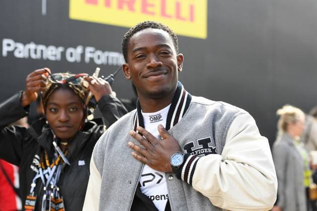 F1 Grand Prix of Great Britain British actor Damson Idris is attending the Formula 1 Qatar Airways British Grand Prix at the Silverstone Circuit in Towcester, England, on Friday, July 5, 2024. United Kingdom  Copyright: xMIxNewsx originalFilename:fletcher-formula1240707_npSyo.jpg