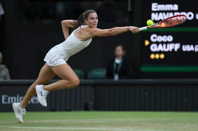 Emma Navarro USA Tennis Wimbledon 2024 Grand Slam ITF ATP WTA AELTC London Great Britain 7 July 2024 Copyright: xJuergenxHasenkopfx