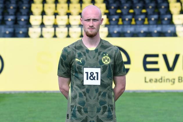 Borussia Dortmund II 3 Liga, portrait date 2024 2025 Leon Klußmann Borussia Dortmund II 3 Liga, portrait date 2024 2025 xRx