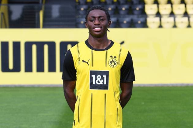 Borussia Dortmund II 3 Liga, portrait date 2024 2025 Prince Aning Borussia Dortmund II 3 Liga, portrait date 2024 2025 xRx