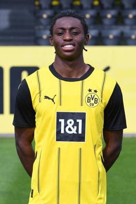 Borussia Dortmund II 3 Liga, portrait date 2024 2025 Prince Aning Borussia Dortmund II 3 Liga, portrait date 2024 2025 xRx