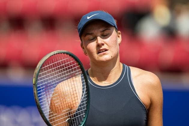 240708 Kajsa Rinaldo Persson, Sweden dips during day 1 of the WTA Nordea Open on July 8, 2024 in Bastad  Copyright: NICLASxJÖNSSON BB240708NO020