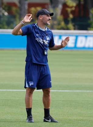 Germany, Berlin, Sportpark, GER, 2 FBL, Hertha BSC, Season 2024 25, Training, Photo Coach Cristian Fiel, Hertha BSC