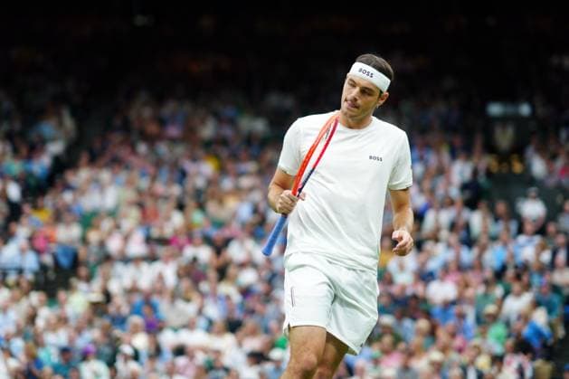 Taylor Fritz during his fourth round match Wimbledon Tennis Championships, Day 8, The All England Lawn Tennis and Croquet Club, London, UK - 08 Jul 2024  Copyright: xJavierxGarcia Shutterstockx 14575856ac