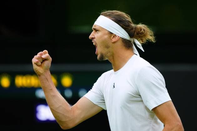 Alexander Zverev during his fourth round match Wimbledon Tennis Championships, Day 8, The All England Lawn Tennis and Croquet Club, London, UK - 08 Jul 2024  Copyright: xJavierxGarcia Shutterstockx 14575856aj