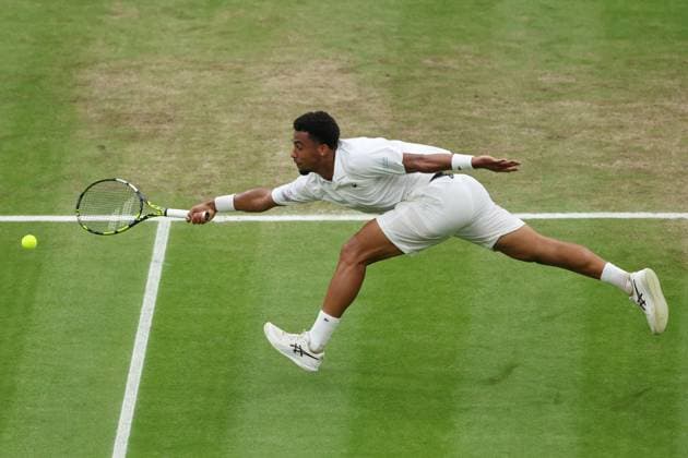 Arthur Fils of France Wimbledon Tennis Championships, Day 8, The All England Lawn Tennis and Croquet Club, London, UK - 08 Jul 2024  Copyright: xEllaxLing Shutterstockx 14575858w