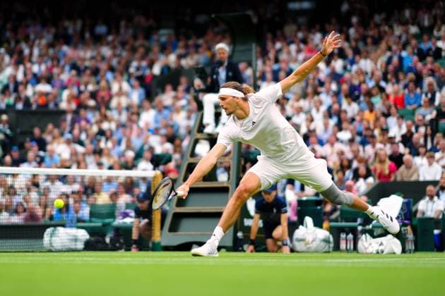 Alexander Zverev during his fourth round match Wimbledon Tennis Championships, Day 8, The All England Lawn Tennis and Croquet Club, London, UK - 08 Jul 2024  Copyright: xJavierxGarcia Shutterstockx 14575856av