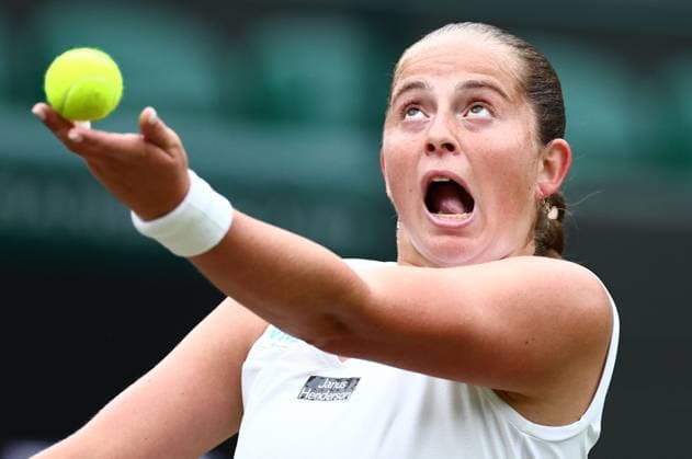 Sport Bilder des Tages Yulia Putintseva of Kazakhstan Wimbledon Tennis Championships, Day 8, The All England Lawn Tennis and Croquet Club, London, UK - 08 Jul 2024  Copyright: xJamesxMarsh Shutterstockx 14575857ds