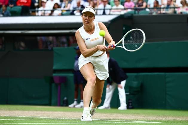 Danielle Collins of USA Wimbledon Tennis Championships, Day 8, The All England Lawn Tennis and Croquet Club, London, UK - 08 Jul 2024  Copyright: xJamesxMarsh Shutterstockx 14575857fg