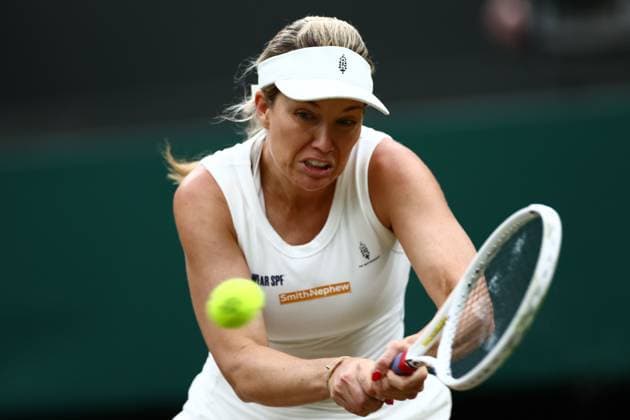 Danielle Collins of USA Wimbledon Tennis Championships, Day 8, The All England Lawn Tennis and Croquet Club, London, UK - 08 Jul 2024  Copyright: xJamesxMarsh Shutterstockx 14575857fh