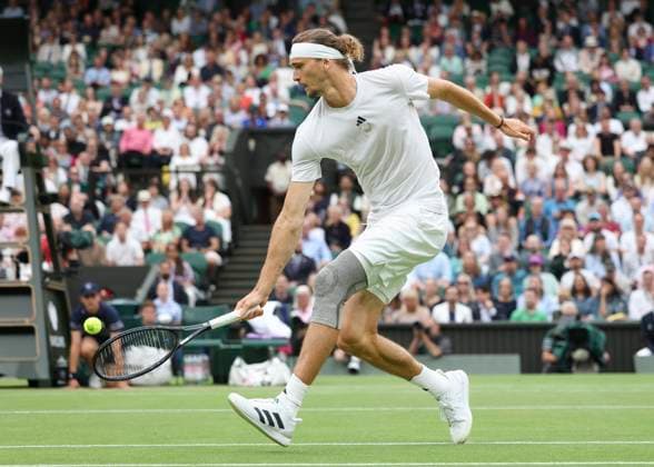 Alexander Zverev GER Tennis Wimbledon 2024 Grand Slam ITF ATP WTA AELTC London Great Britain 8 July 2024 Copyright: xJuergenxHasenkopfx