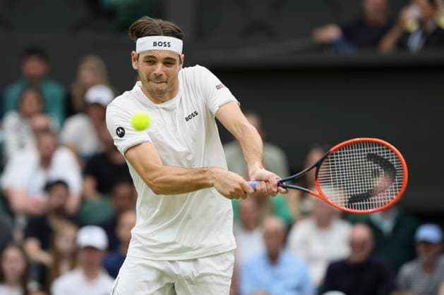 Taylor Fritz Tennis Wimbledon 2024 Grand Slam ITF ATP WTA AELTC London Great Britain 8 July 2024 Copyright: xJuergenxHasenkopfx
