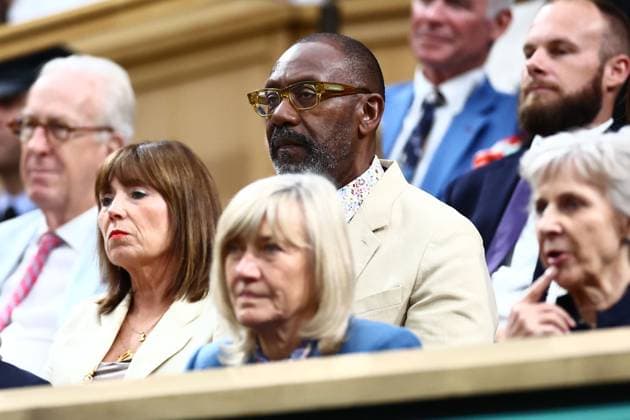 Lenny Henry Wimbledon Tennis Championships, Day 8, The All England Lawn Tennis and Croquet Club, London, UK - 08 Jul 2024  Copyright: xJamesxMarsh Shutterstockx 14575857ha