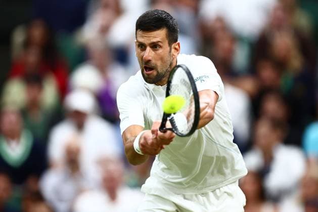Novak Djokovic of Serbia Wimbledon Tennis Championships, Day 8, The All England Lawn Tennis and Croquet Club, London, UK - 08 Jul 2024  Copyright: xJamesxMarsh Shutterstockx 14575857hm