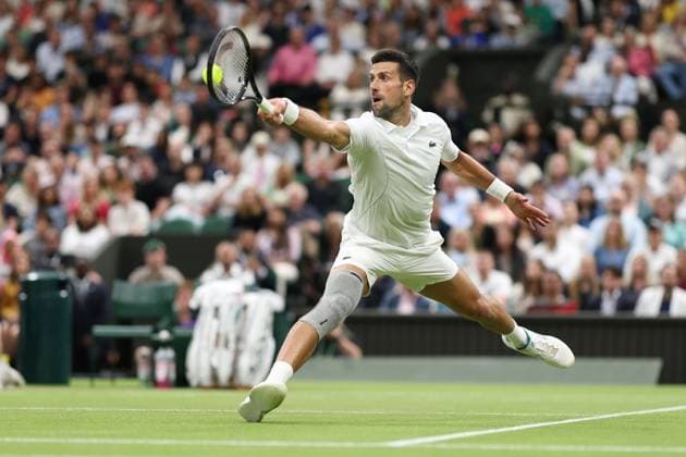 Novak Djokovic of Serbia Wimbledon Tennis Championships, Day 8, The All England Lawn Tennis and Croquet Club, London, UK - 08 Jul 2024  Copyright: xEllaxLing Shutterstockx 14575858bh