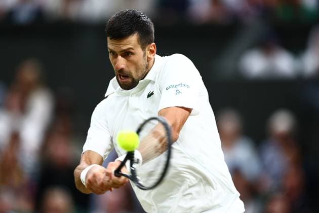 Novak Djokovic of Serbia Wimbledon Tennis Championships, Day 8, The All England Lawn Tennis and Croquet Club, London, UK - 08 Jul 2024  Copyright: xJamesxMarsh Shutterstockx 14575857ie