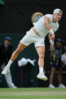Holger Rune Tennis Wimbledon 2024 Grand Slam ITF ATP WTA AELTC London Great Britain 8 July 2024 Copyright: xJuergenxHasenkopfx