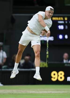 Holger Rune Tennis Wimbledon 2024 Grand Slam ITF ATP WTA AELTC London Great Britain 8 July 2024 Copyright: xJuergenxHasenkopfx
