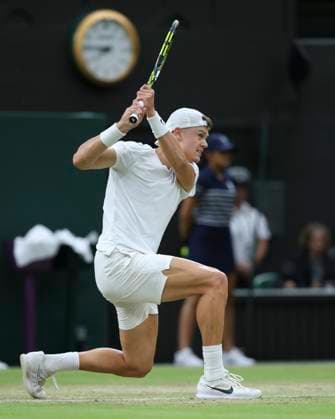 Holger Rune Tennis Wimbledon 2024 Grand Slam ITF ATP WTA AELTC London Great Britain 8 July 2024 Copyright: xJuergenxHasenkopfx