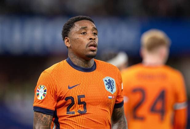 Football, Men, Season 2023 24, UEFA Euro EM 2024, Quarterfinals in Berlin, Netherlands Turkey, Steven Bergwijn Netherlands , 06 07 2024, Copyright: xSebastianxRäppold MatthiasxKochx